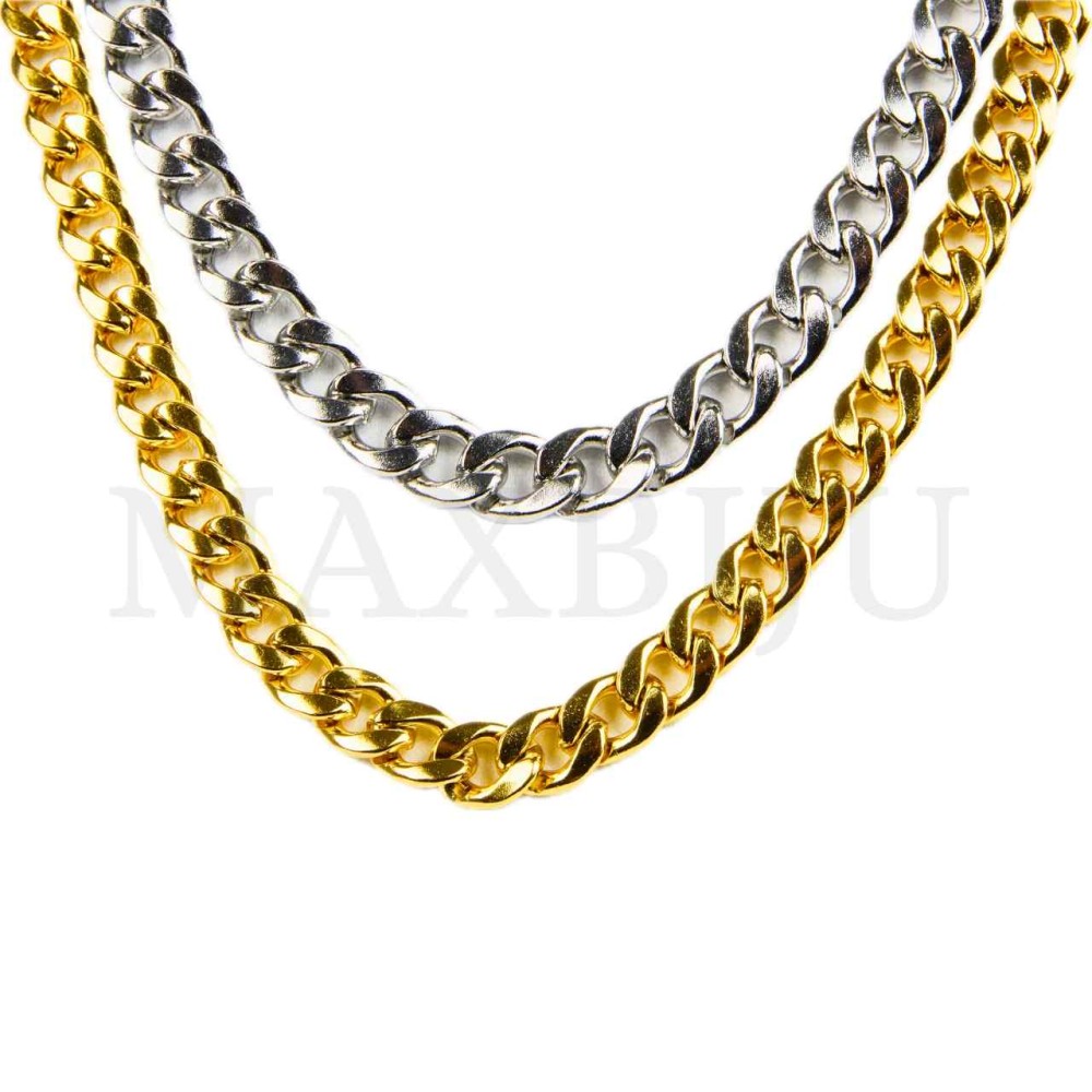 2.3mm NK 1:1 Steel Figaro Links Chain (60mm)