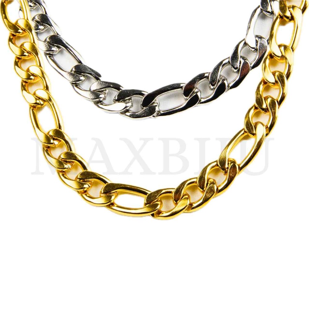 3.0mm NK 3:1 Steel Figaro Links Chain (60mm)