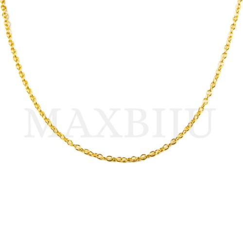 0.6mm Steel Oval Links Chain (45mm) - 12 pieces