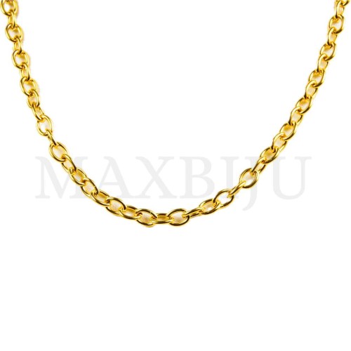 1.2mm Steel Oval Links Chain (45mm) - 12 pieces
