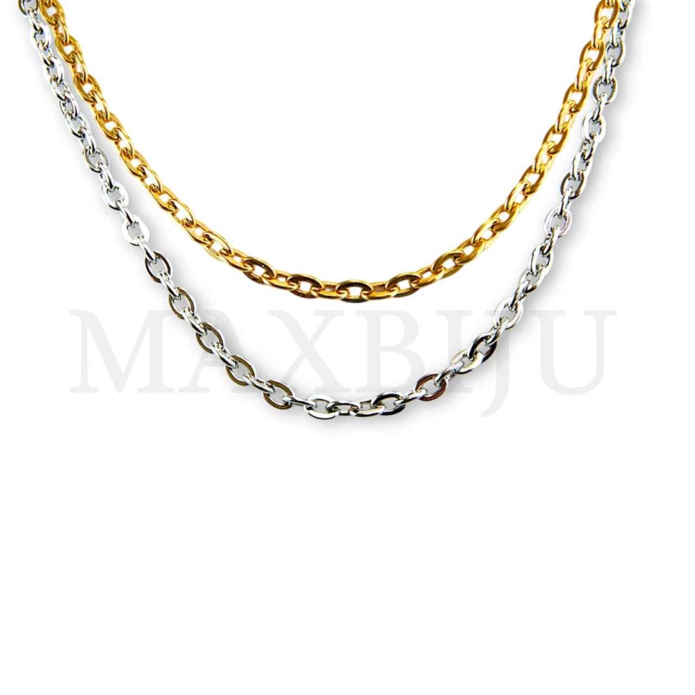 1.2mm Steel Cable Chain (45mm) - 12 pieces