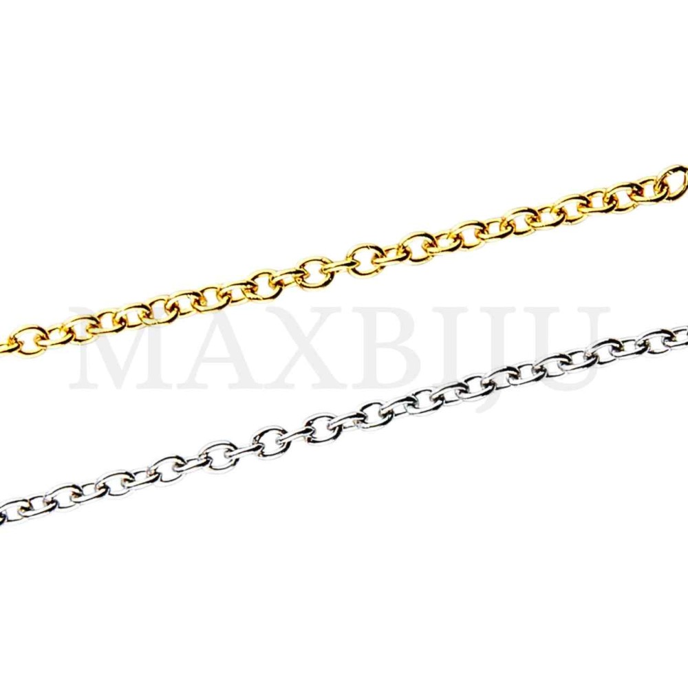 0.5mm Steel Oval Links Chain  - Coil