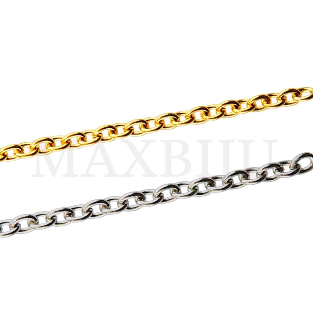 0.8mm Steel Oval Links Chain  - Coil
