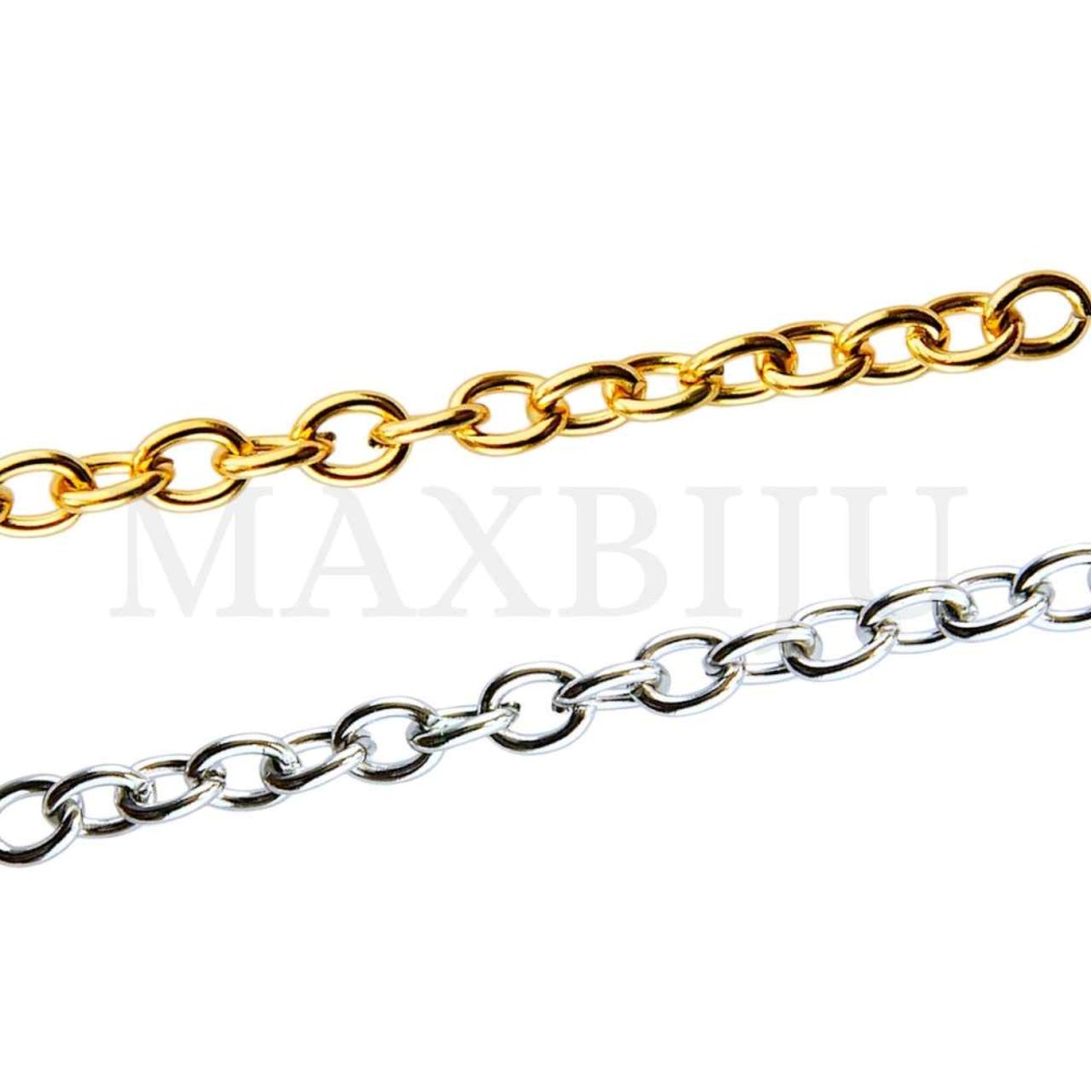 1.0mm Steel Oval Links Chain  - Coil