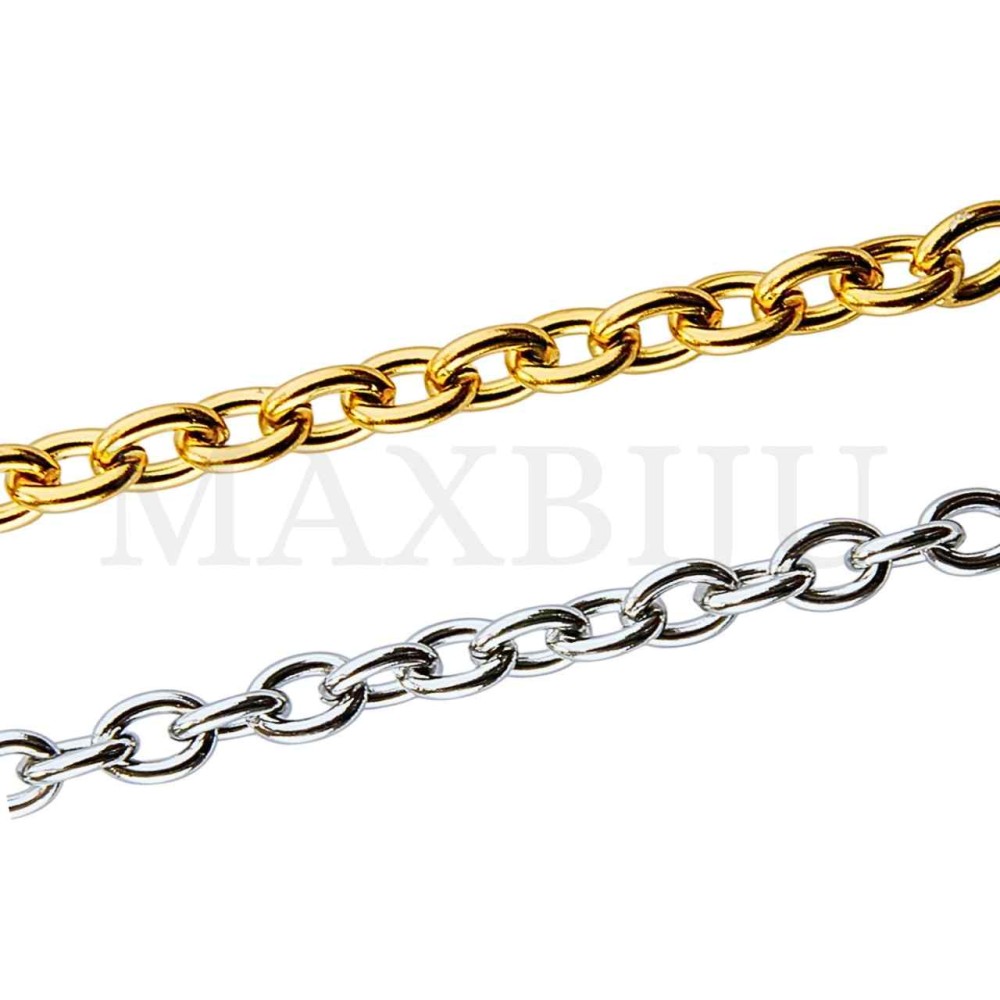 1.6mm Steel Oval Links Chain  - Coil