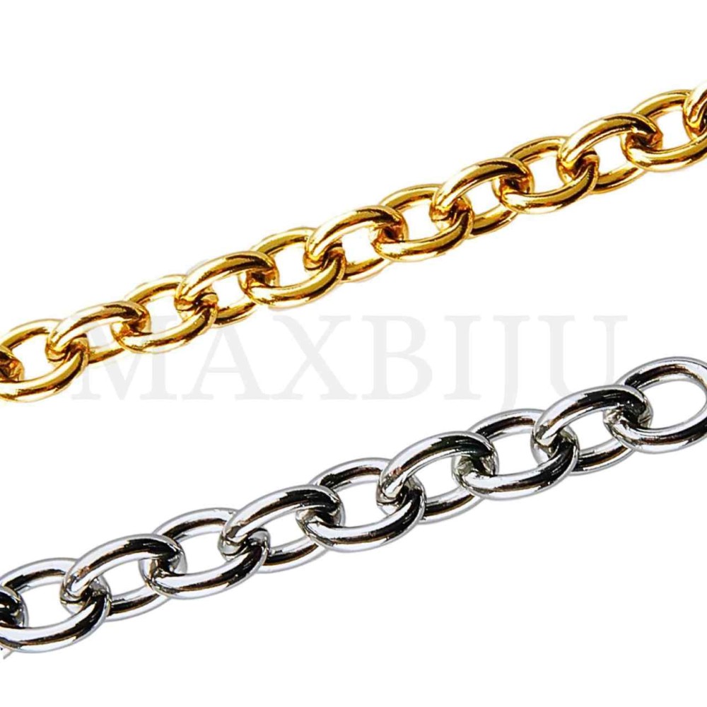 2.0mm Steel Oval Links Chain  - Coil