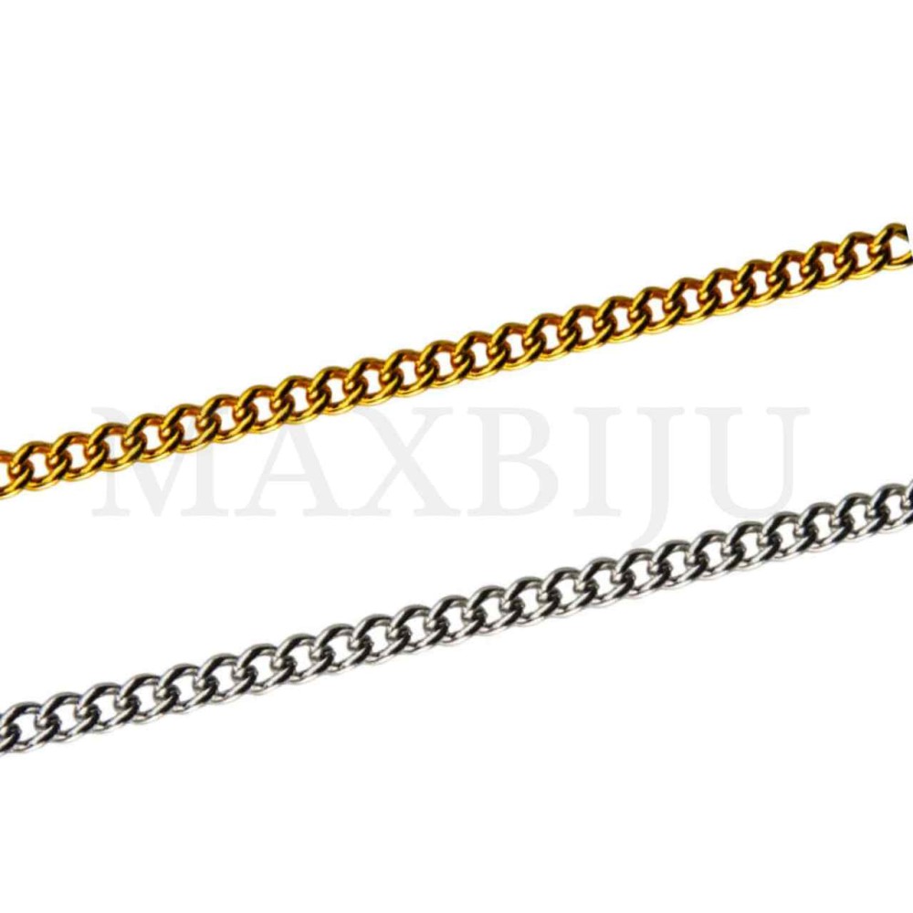0.8mm Steel Oval Links Rope Chain  - Coil
