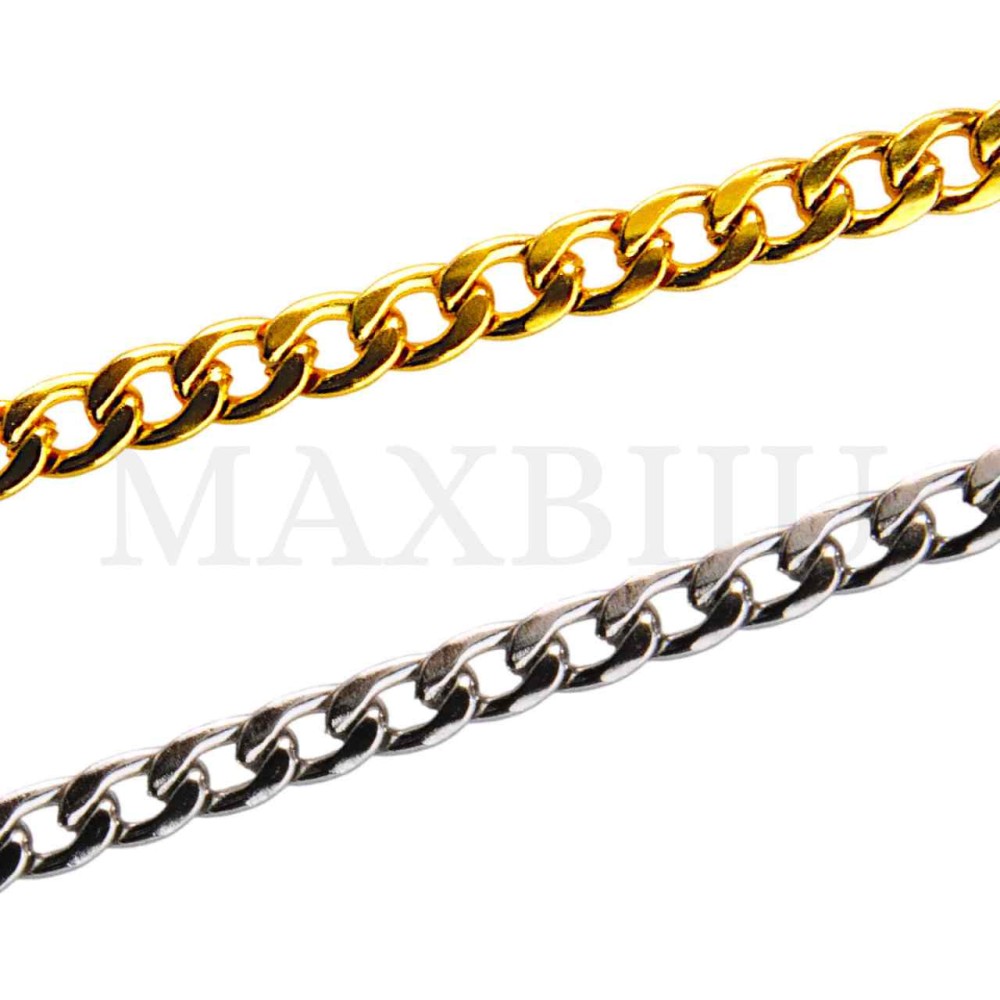 1.2mm NK 1:1 Steel Figaro Links Chain - Coil