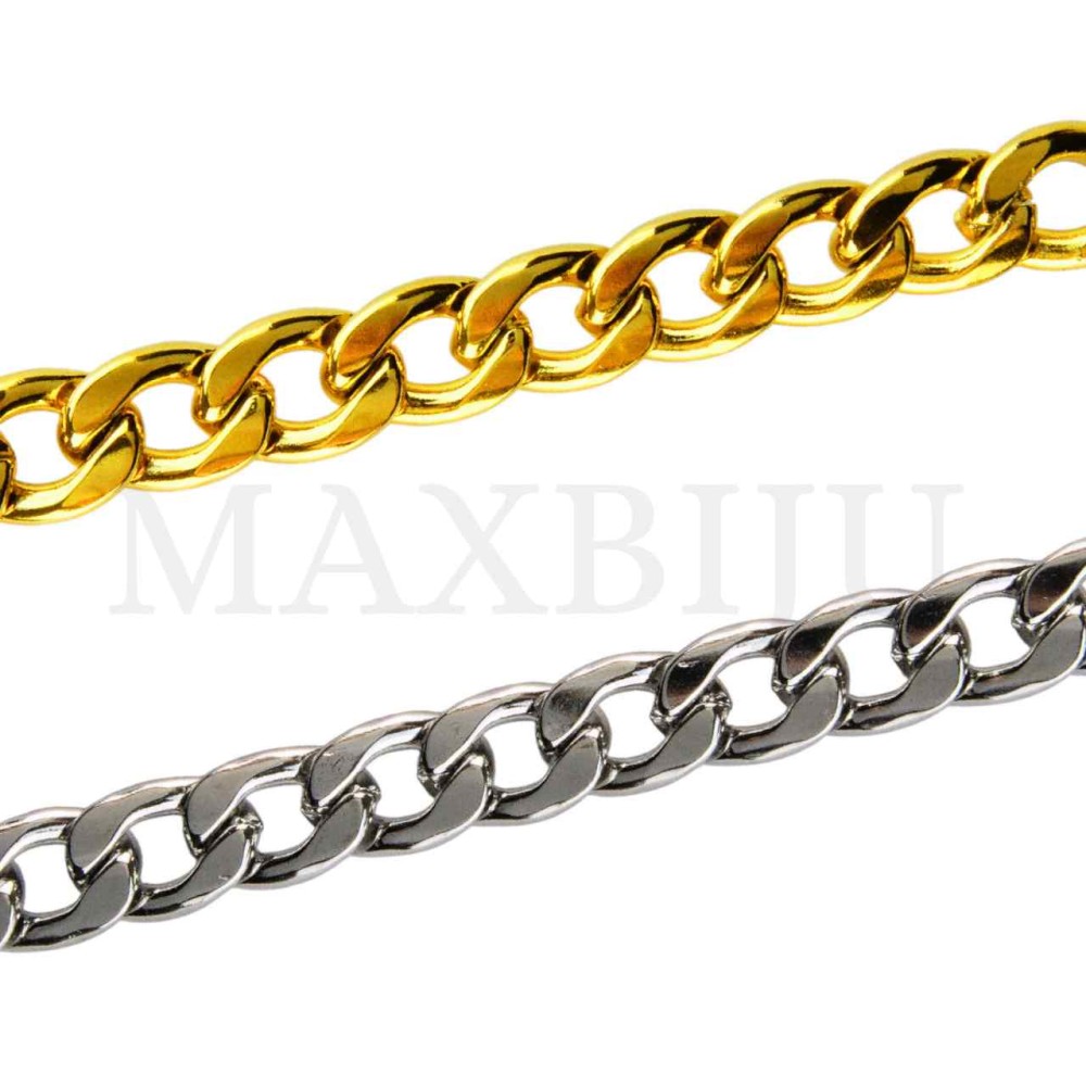 2.5mm NK 1:1 Steel Figaro Links Chain - Coil