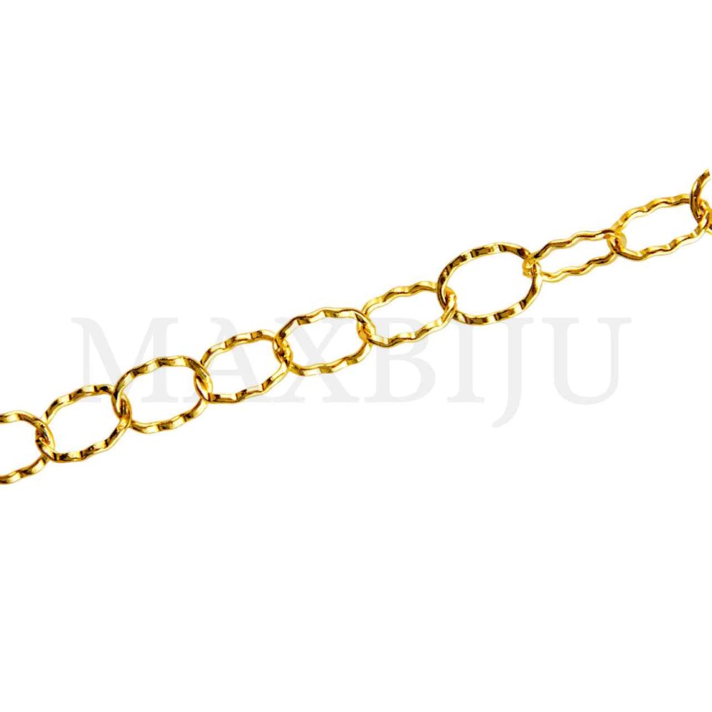 0.8x6.2x8.8 Stainless Steel Crimped Oval Link Chain - Coil