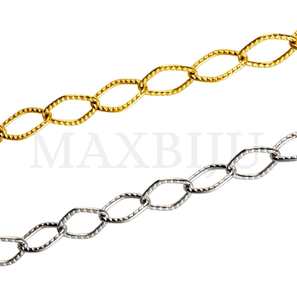 1.0x7x10 Stainless Steel Crimped Oval Link Chain - Coil