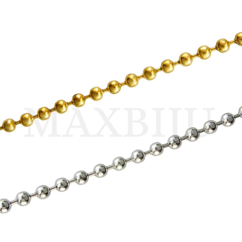3.2mm Stainless Steel Ball Bead Chain - Coil