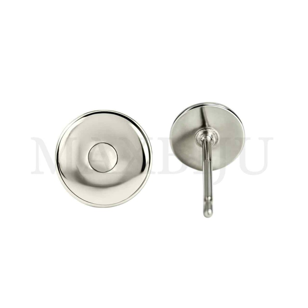 Steel Earring Base 4mm