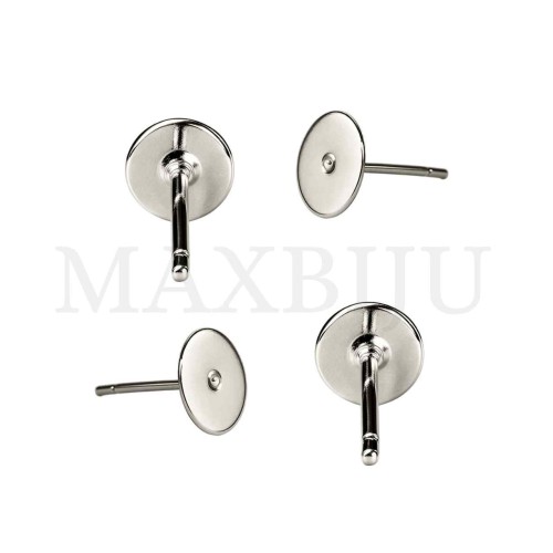 Steel Earring Base 8mm