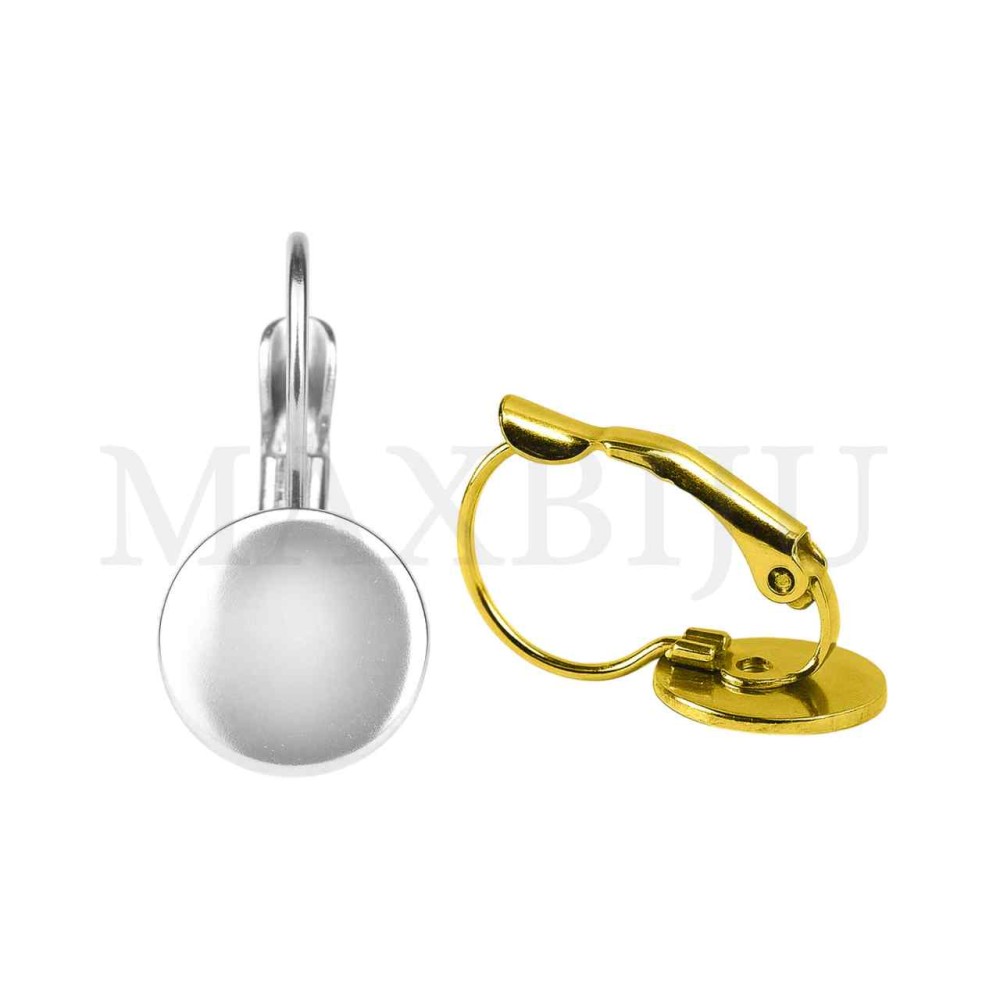 Steel Earring Base for Cabochon 10mm