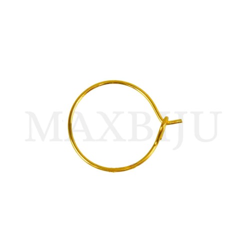 Steel Hoop Earring Base 15mm