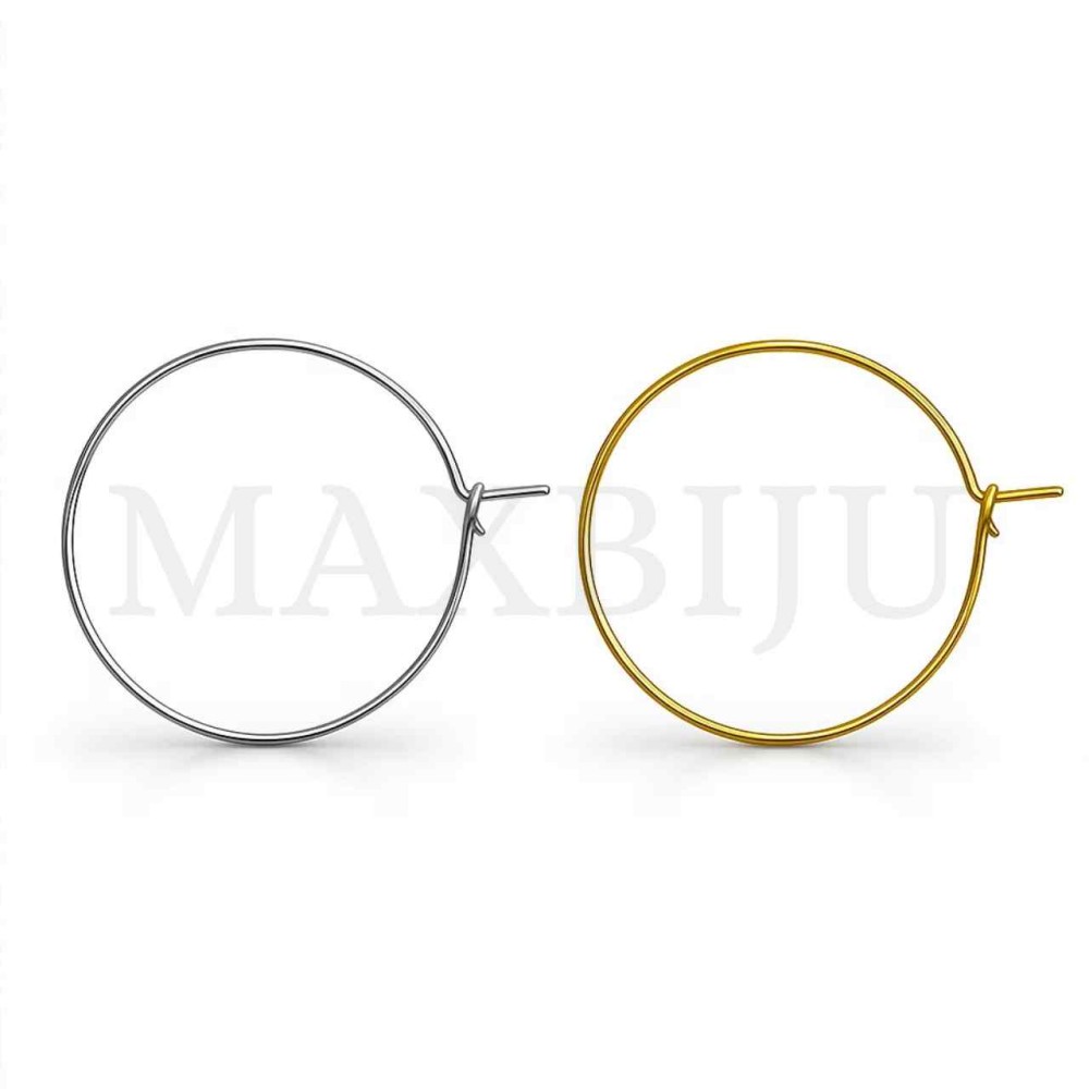 Steel Hoop Earring Base 25mm