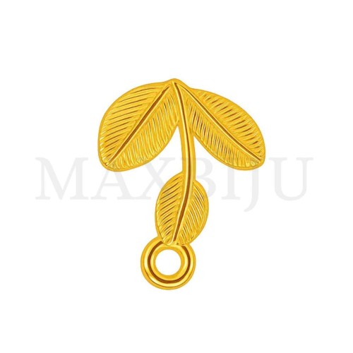 Steel Leaf Earring Base