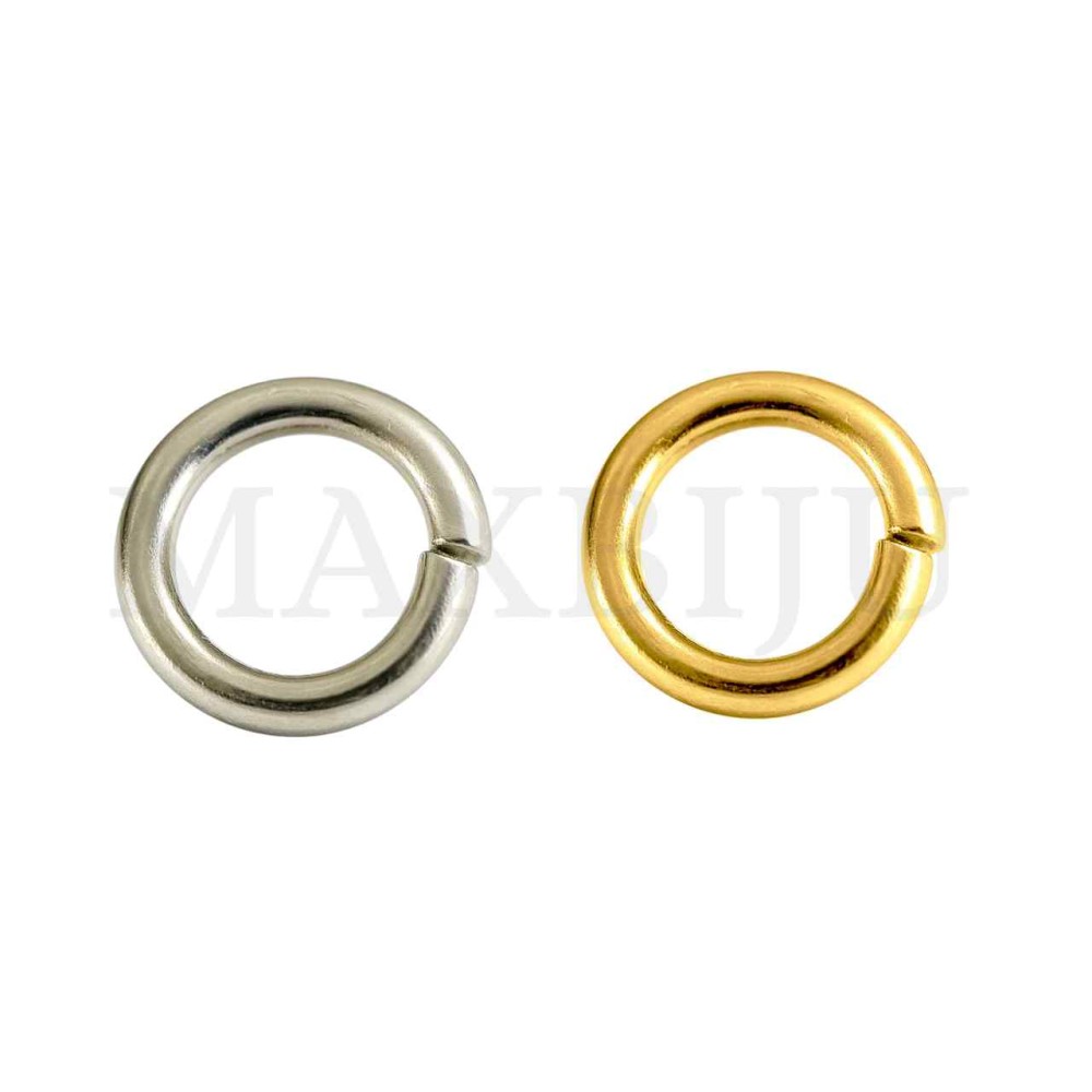 Steel Open Jumprings  0.5x3mm