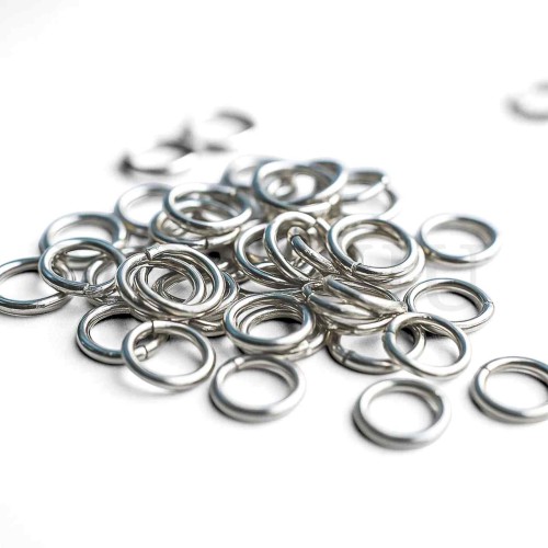 Steel Open Jumprings 0.5x4mm