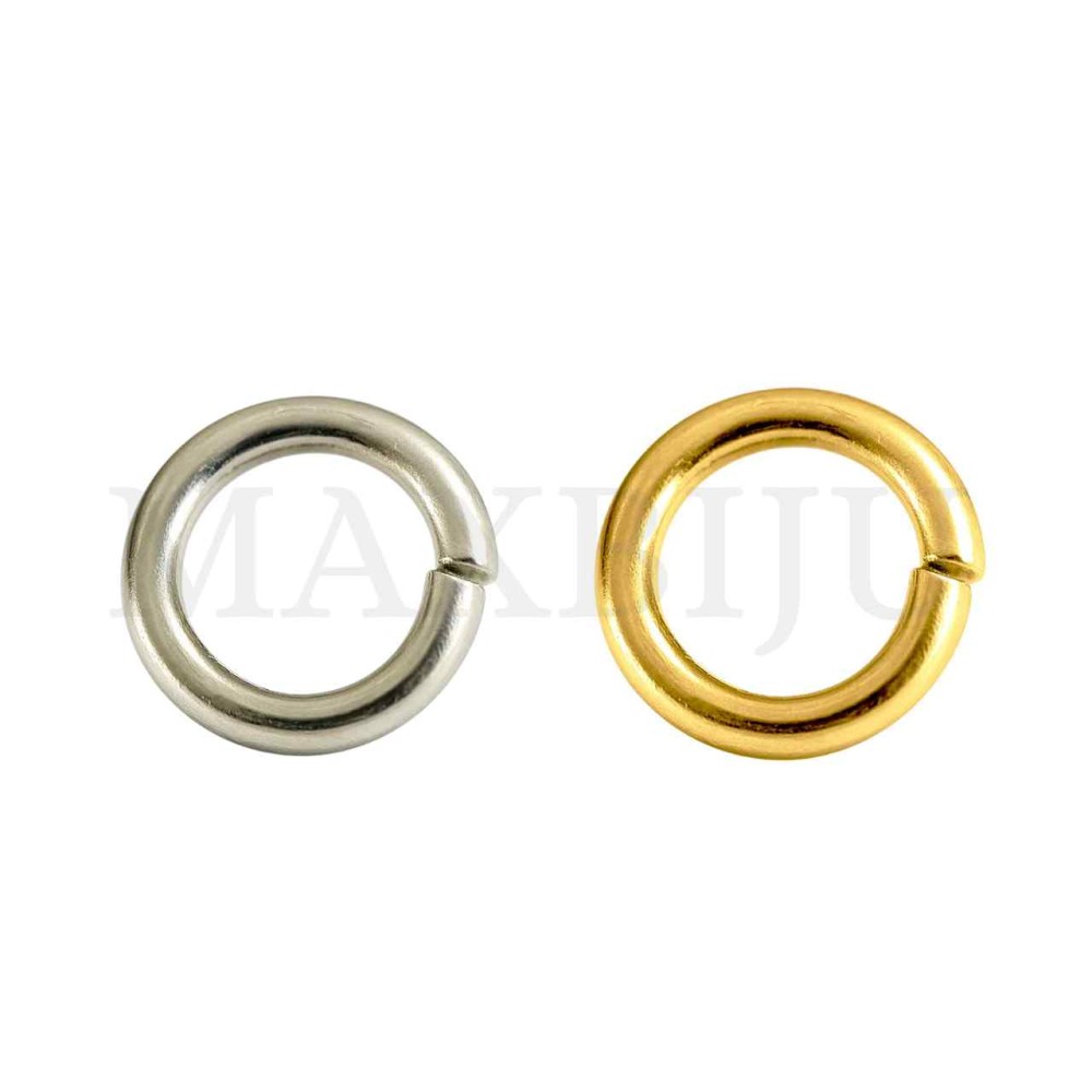 Steel Open Jumprings 0.6x4mm