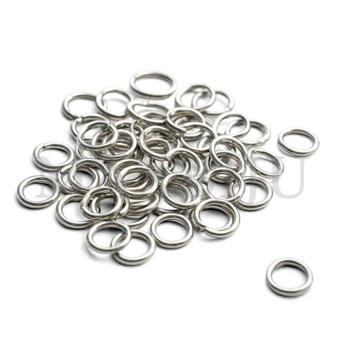 Steel Open Jumprings 0.6x4mm