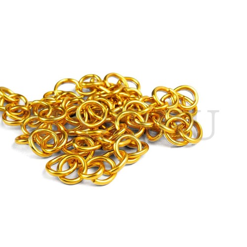 Steel Open Jumprings 0.6x4mm