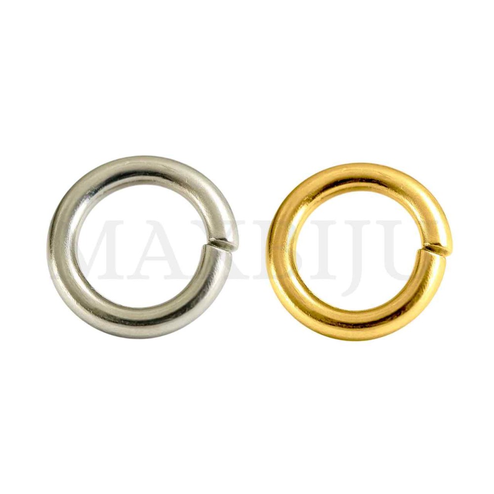 Steel Open Jumprings 0.7x5mm