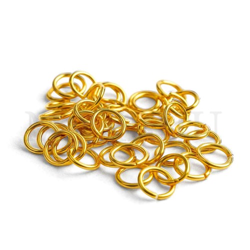 Steel Open Jumprings 0.8x8mm