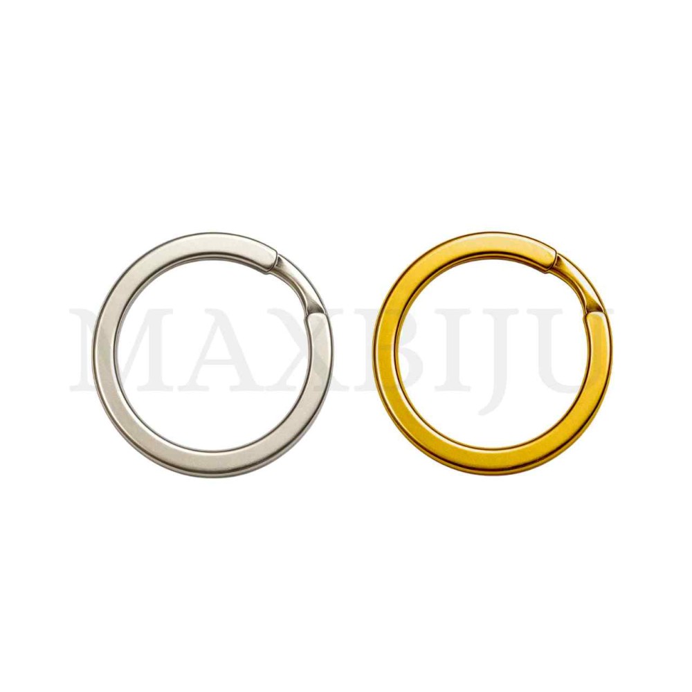 Steel Keychain Jumprings 28mm