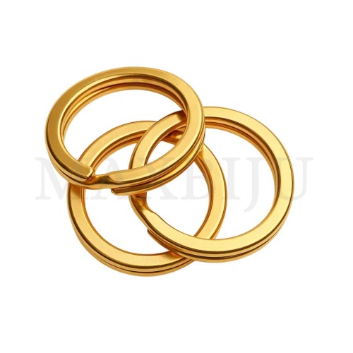 Steel Keychain Jumprings 28mm