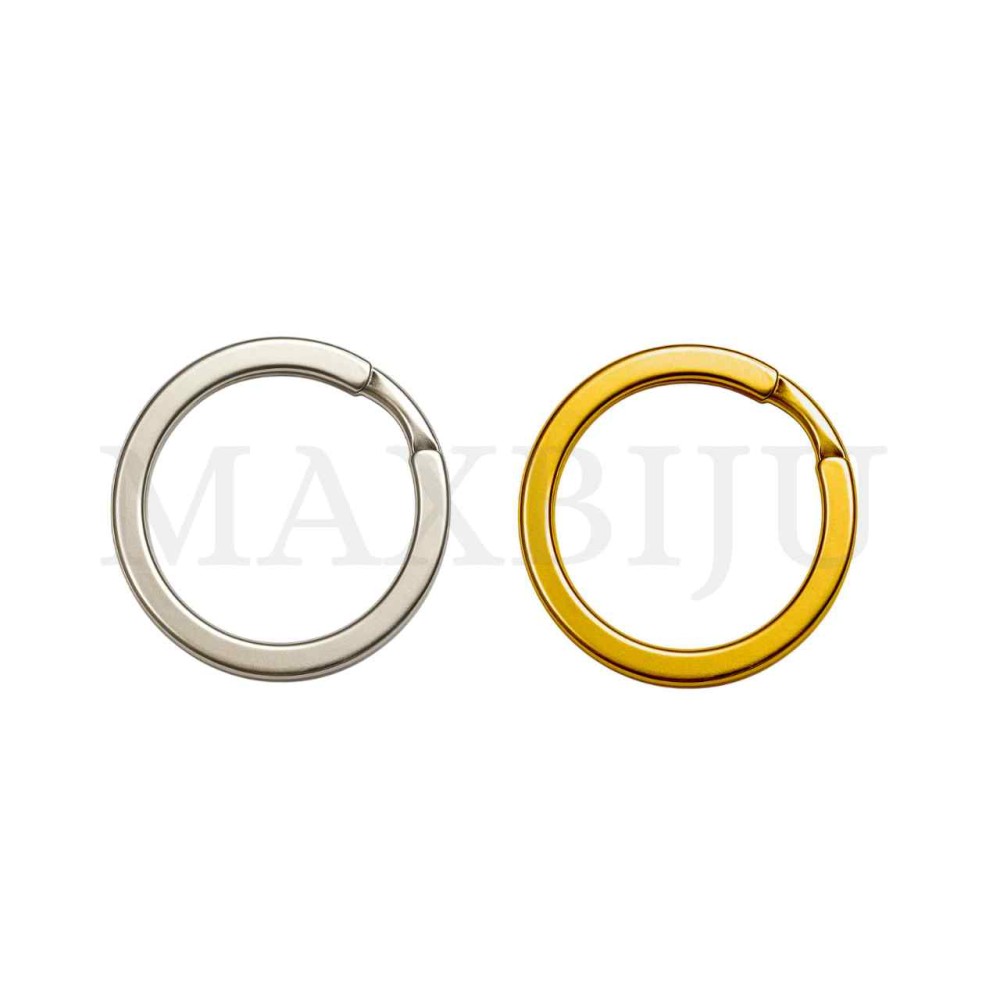 Steel Keychain Jumprings 30mm