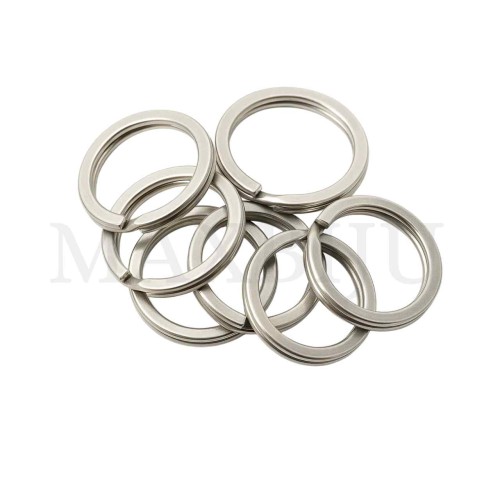 Steel Keychain Jumprings 30mm