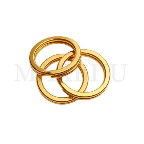 Steel Keychain Jumprings 30mm