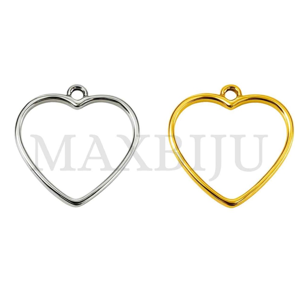 Stainless Steel Heart Pendant Accessory