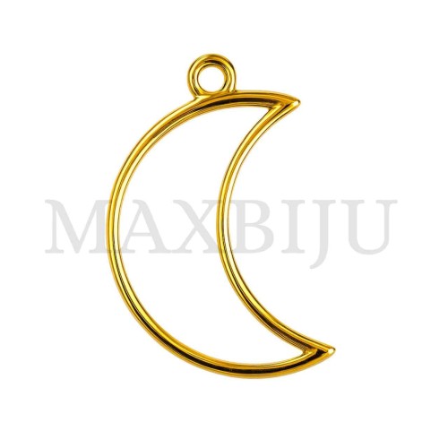 Stainless Steel Moon Pendant Accessory