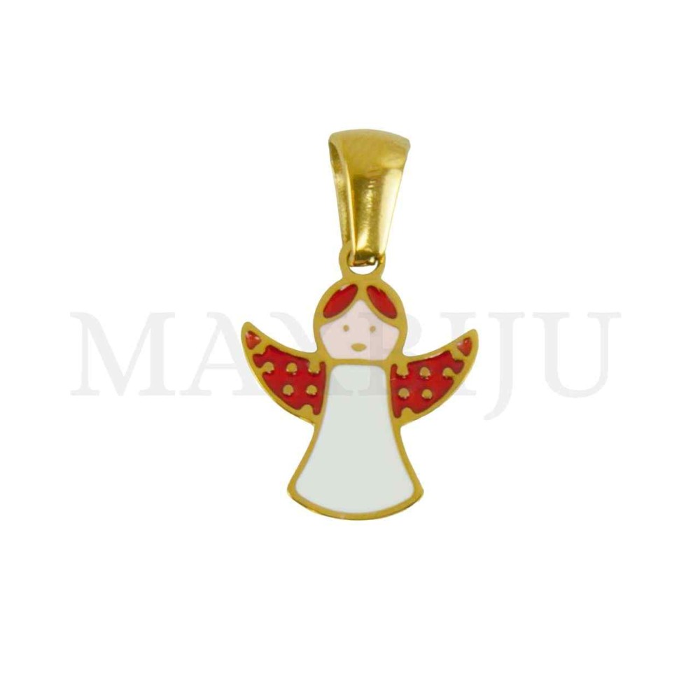 Stainless Steel Christmas Pendant 13x15mm