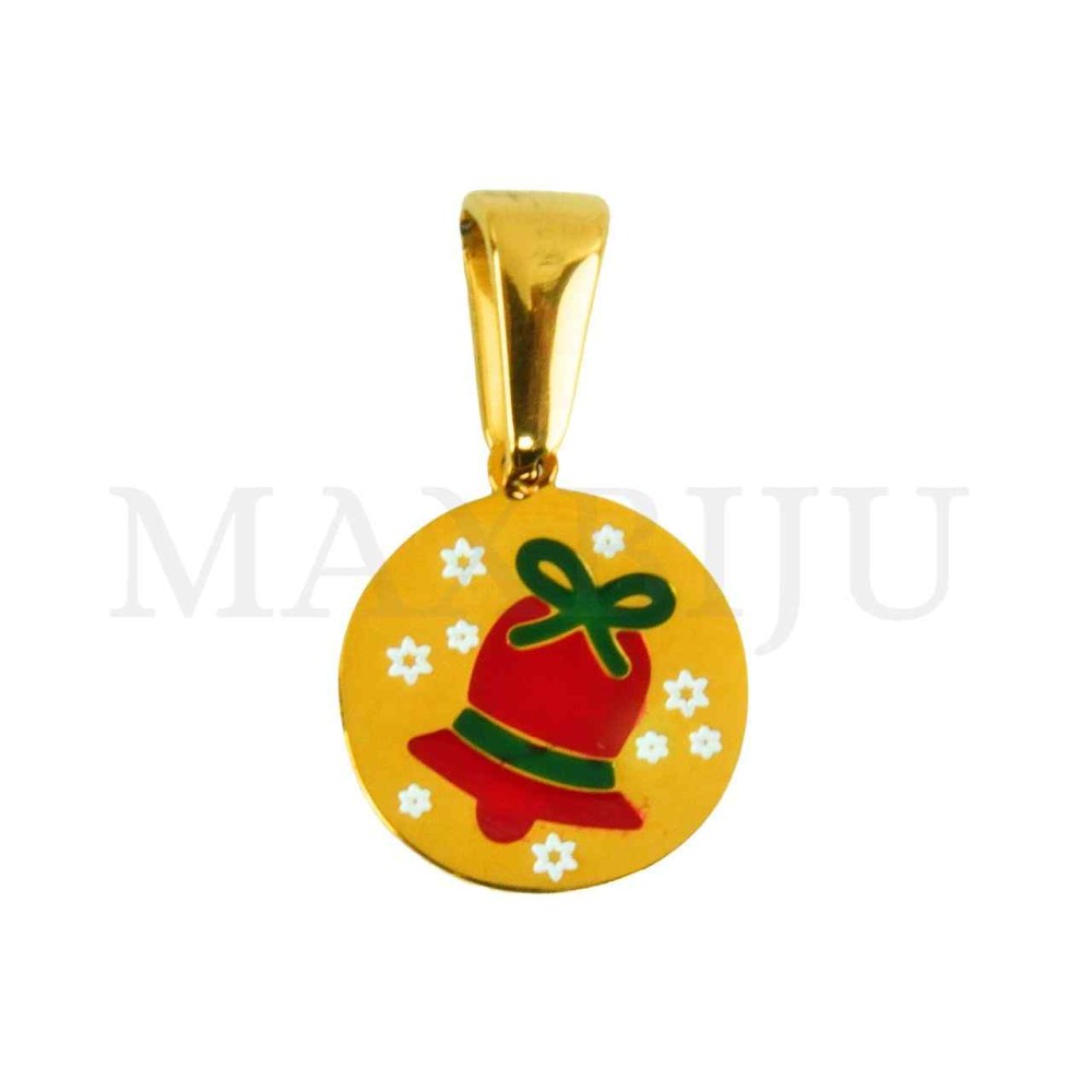 Stainless Steel Christmas Pendant 12mm