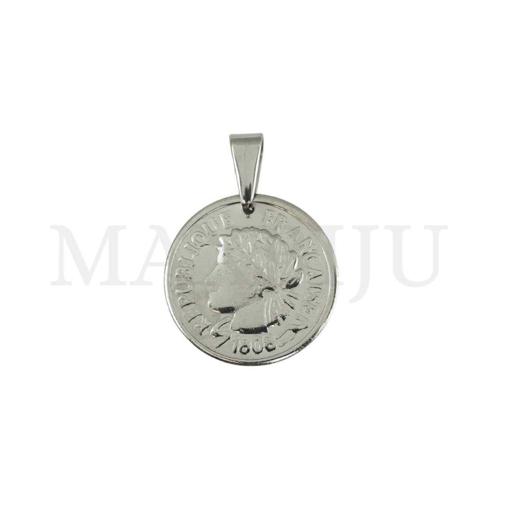 Stainless Steel R. Fracaise Pendant  20mm