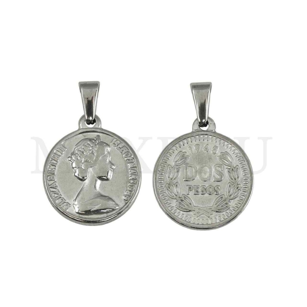 Stainless Steel Elizabeth Pendant 19mm