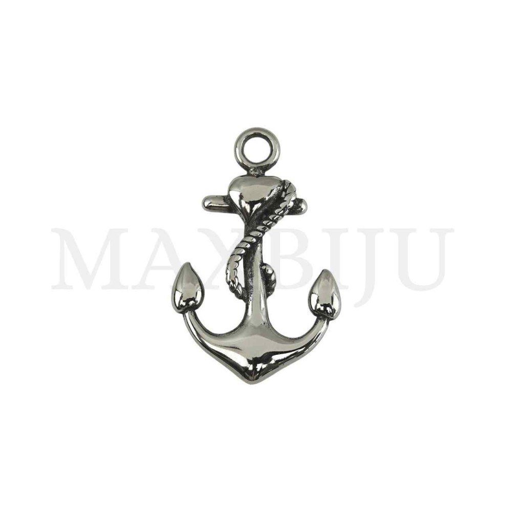 Stainless Steel Anchor Pendant 20x31mm