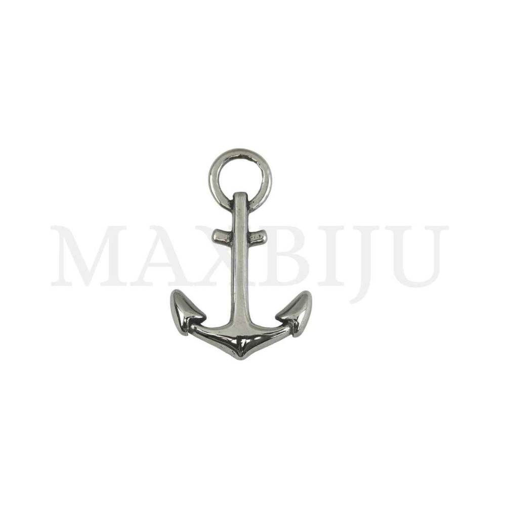 Stainless Steel Anchor Pendant 20x30mm