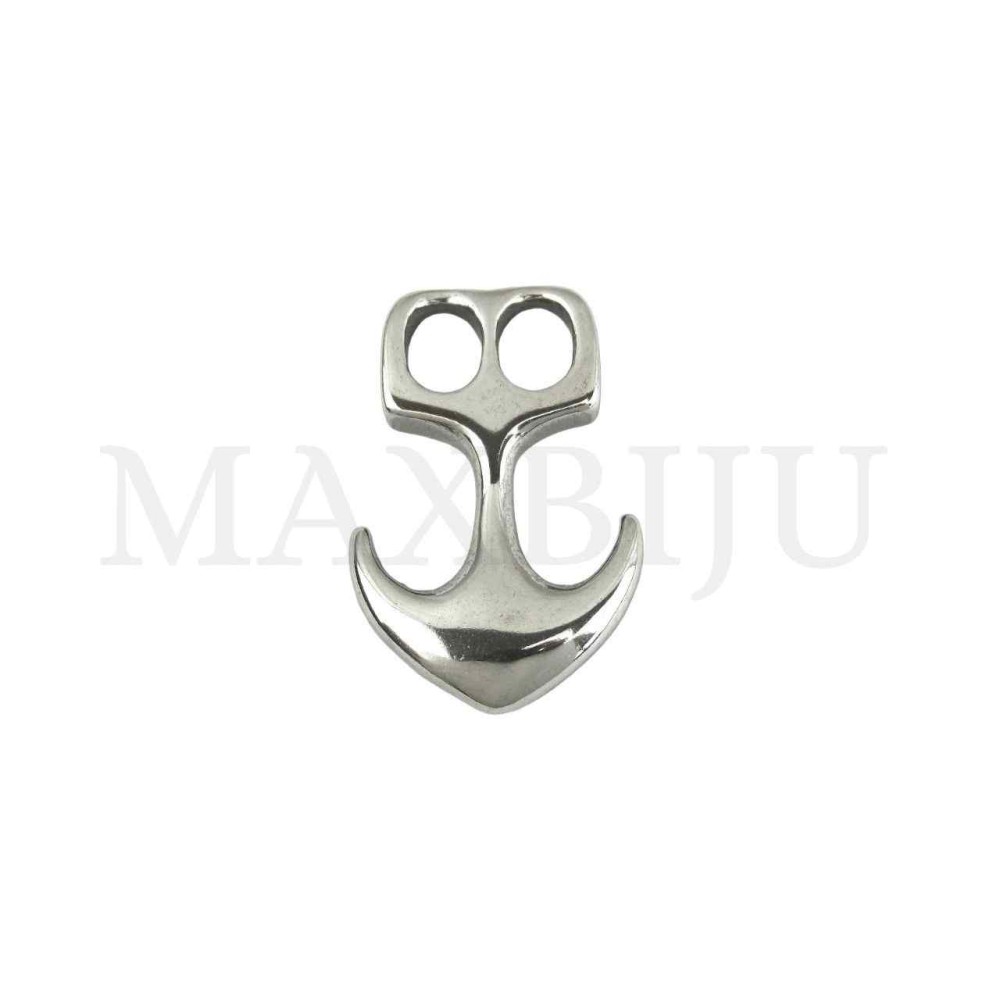 Stainless Steel Anchor Pendant 21x32mm