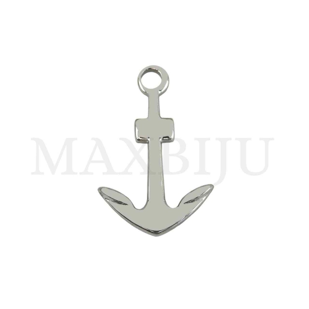 Stainless Steel Anchor Pendant 25x38mm