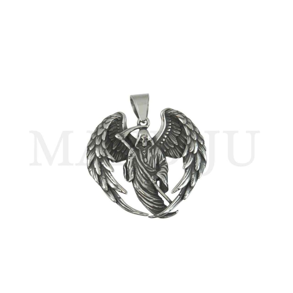 Stainless Steel Skull Pendant 48x47mm