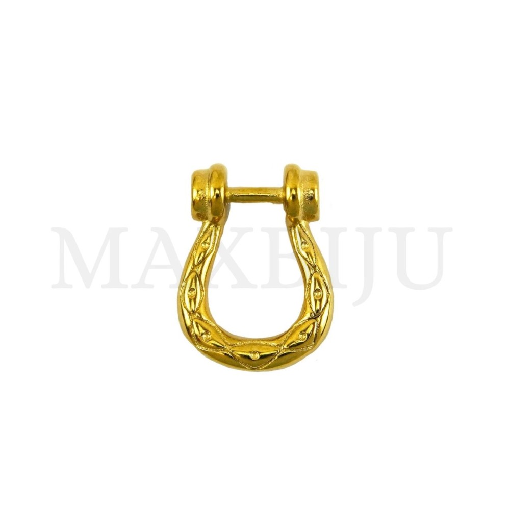 11x14mm Stainless Steel Horseshoe Pendant.