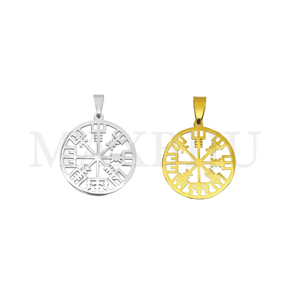 25mm Stainless Steel Zodiac Pendant.