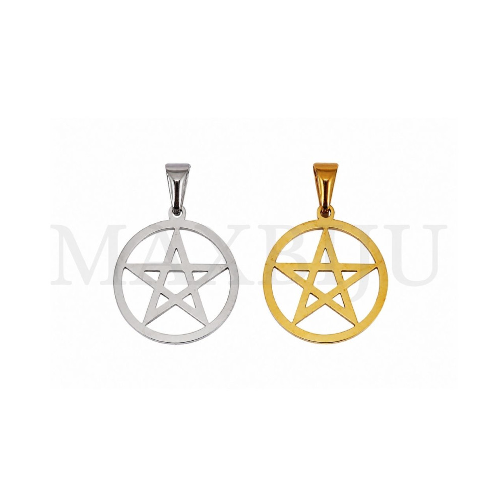 Stainless Steel Star Pendant - 20mm