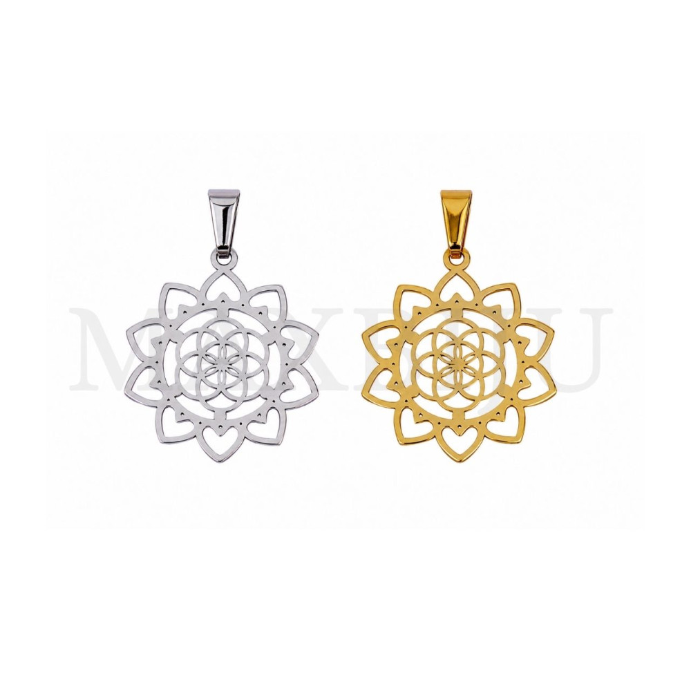 Stainless Steel Star Pendant - 26mm
