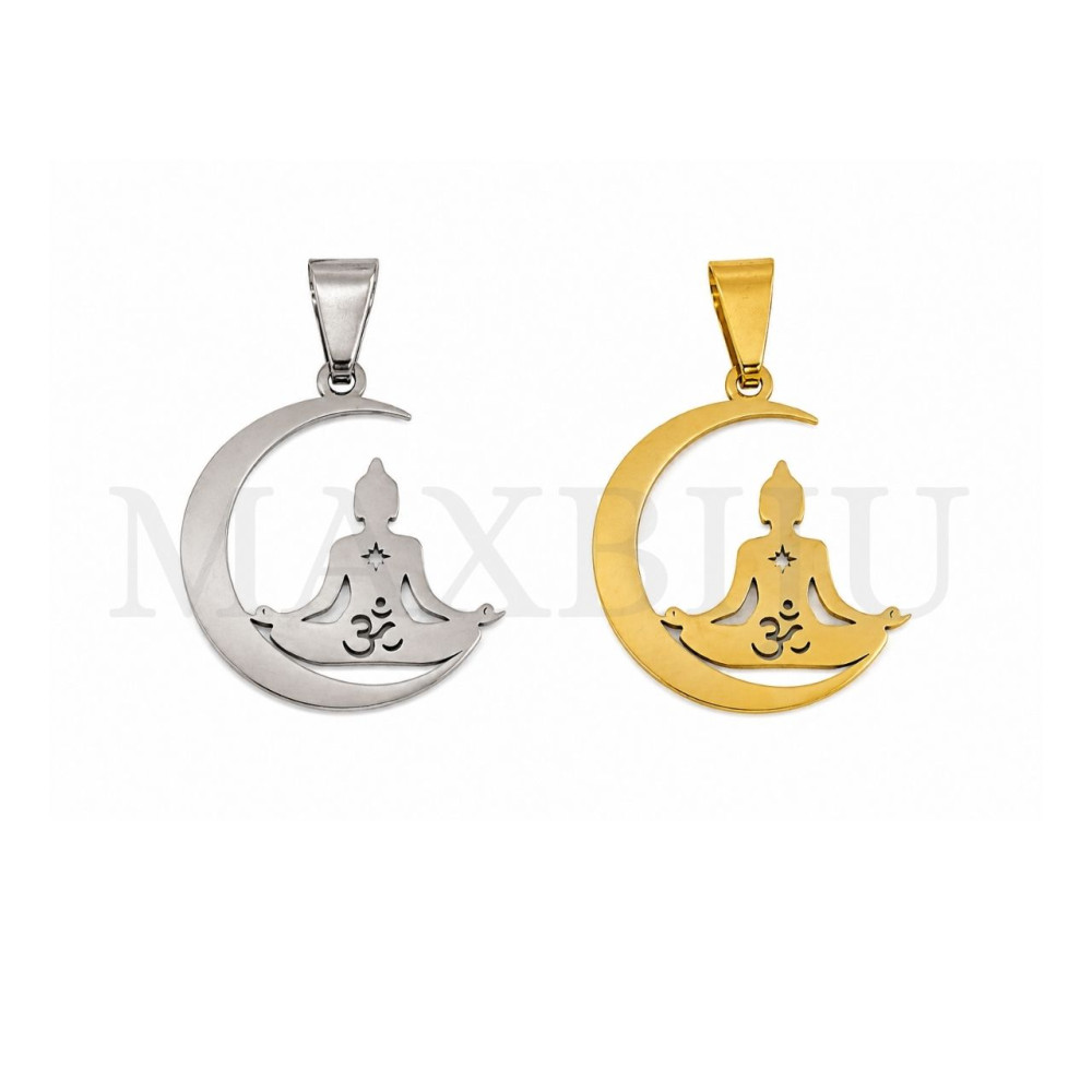 Stainless Steel Pendant - 23x27mm